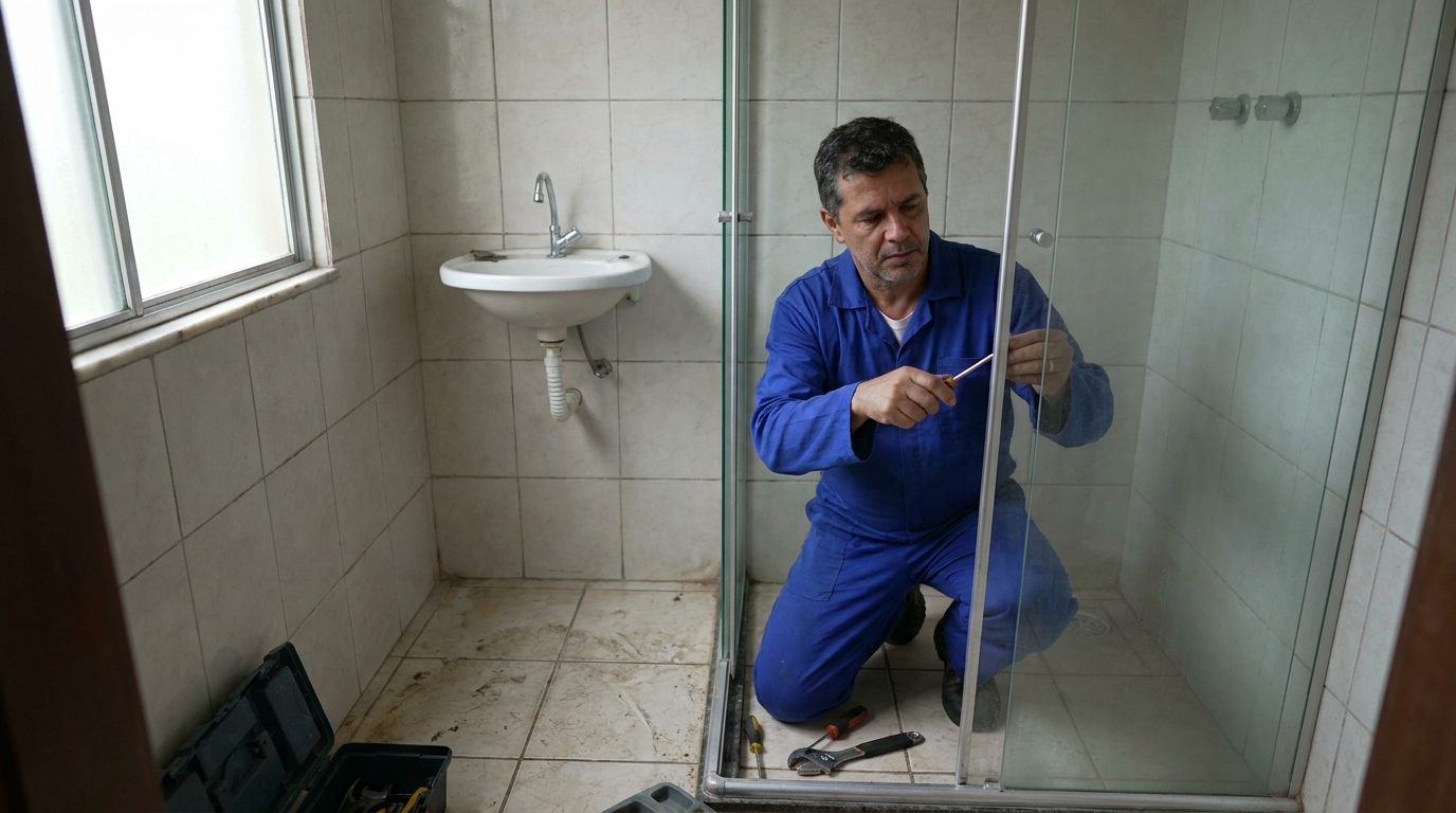Troca de Roldanas e Trilhos em Guarapari‑ES